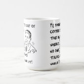 Tasse Fun Male Café préféré Mug (Centre)