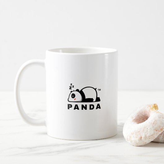 Tasse Fun Panda – Cadeau Panda Mignon pour les Ama (Avec donut)