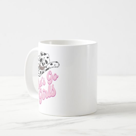 Tasse Fun Pink Let's Go Girls Country (Devant gauche)
