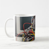 Tasse Fur-Ball, IT / Help Desk, Chat drôle au bure (Gauche)