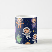 Tasse Fusée Spatiale – Motif Astronaute Mignon (Centre)