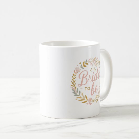 Tasse Future Mariée, Cadeau de Mariage Parfait (Devant droit)