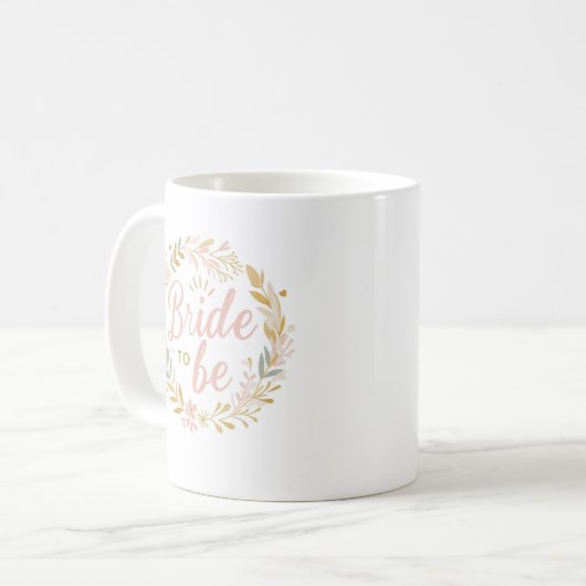 Tasse Future Mariée, Cadeau de Mariage Parfait (Devant gauche)