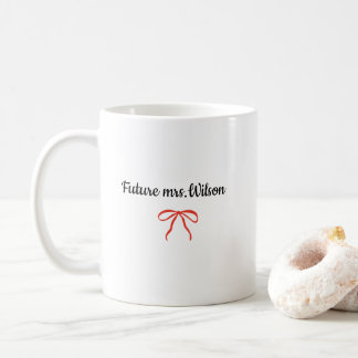 Tasse Future Mme Café Fiancée Cadeau