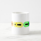 Tasse gaie de barre de code Morse (Centre)