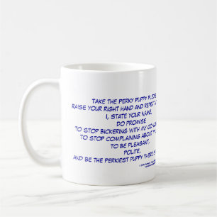 Tasse gaie de chiot