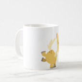 Tasse gaie de poneys de bande dessinée (Devant gauche)