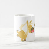 Tasse gaie de poneys de bande dessinée (Centre)