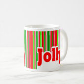 Tasse GAIE de rayure heureuse (Devant droit)