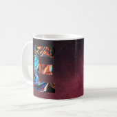 Tasse Galactique Prisme Initial E Mug (Devant gauche)