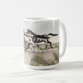 Tasse galopante de chevaux (Devant droit)