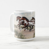 Tasse galopante de chevaux (Devant gauche)