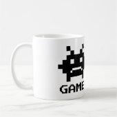 Tasse GAME OVER 8 bits pixel art pour couple marié (Gauche)