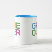 Tasse Game Over Gamer – Café de jeu rétro pixel (Centre)