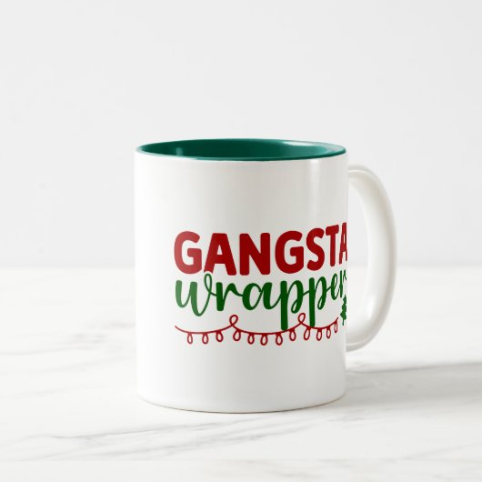 Tasse Gangsta Wrapper (Devant droit)