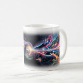 Tasse Garçon entre dans un univers numérique lumin (Devant droit)