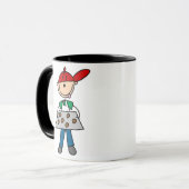Tasse Garçon Faisant des Biscuits (Devant gauche)