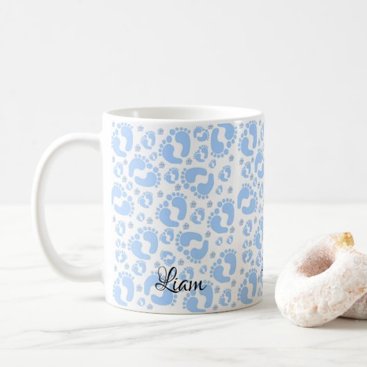 Tasse Garçons Pieds Bleu Bébé (Avec donut)
