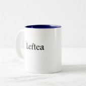 Tasse gauchère de thé de Leftea (Devant gauche)