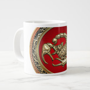Tasse Géante [200] Scorpion d'or sacré sur rouge