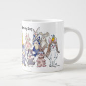 Tasse Géante 21 lapins de lapins de lapin dormant BunnyRoo (Droite)