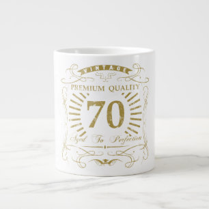 Tasse Géante 70e anniversaire Gag cadeau