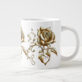 Tasse géante à café Roses d'or (Droite)