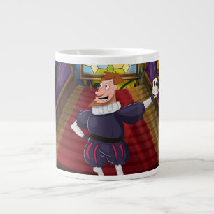 Tasse Géante Acteur de dessin animé de Shakespeare.