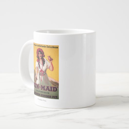Tasse Géante Affiche de raisin sec de la Californie de (Devant gauche)