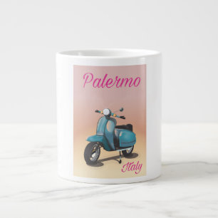 Tasse Géante Affiche de scooter à Palerme Italie