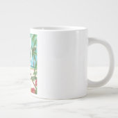 Tasse Géante Affiche de vacances de plage cubaines à Cayo Coco (Droite)