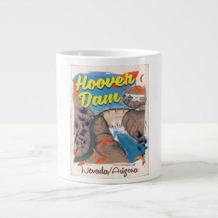 Tasse Géante Affiche de voyage Barrage Hoover Nevada/Arizona
