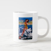 Tasse Géante Affiche de voyage de Massa Marina (Droite)