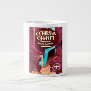 Tasse Géante Affiche de voyage dessin animé Echidna Chasm