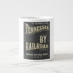 Tasse Géante Affiche vintage de chemin de fer du Tennessee USA
