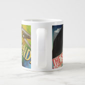 Tasse Géante Affiches Vintage voyage (Dos)