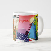 Tasse Géante Affiches Vintage voyage (Devant droit)