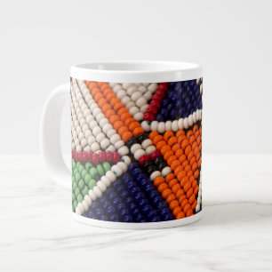 Tasse Géante Afrique, Kenya. Perles Tribales Maasai