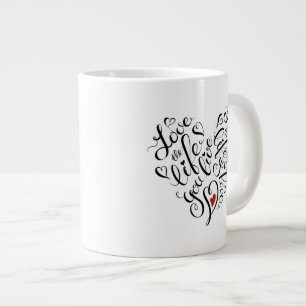Tasse Géante Aimez la vie où vous vivez