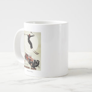 Tasse Géante Allemagne - Le saut du skieur