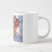 Tasse Géante Allemand Shepard Recherche et Secourt dans la neig (Droite)