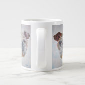 Tasse Géante American Bulldog Artistic Pet Portrait (Dos)