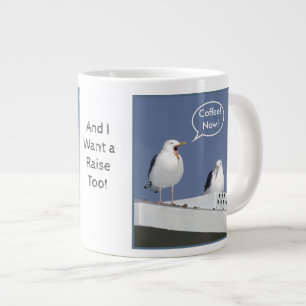 Tasse Géante Amoureux de caféine de Moug de Mouette de Mouette