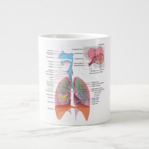 Tasse Géante Anatomie Mug-Respiratoire