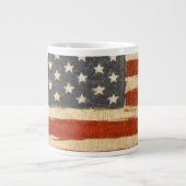 Tasse Géante Ancien drapeau américain (Devant)