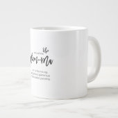 Tasse Géante Appelez-Moi La Citation Glam-Ma (Devant droit)