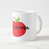 Tasse Géante Apple pour le professeur (Devant droit)