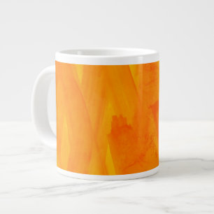 Tasse Géante Aquarelle Abstraite jaune Arrière - plan sans fai
