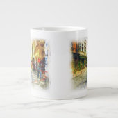 Tasse Géante Aquarelle du Vieux Prague (Devant)