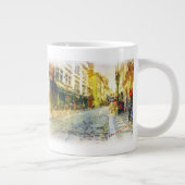 Tasse Géante Aquarelle du Vieux Prague (Droite)
